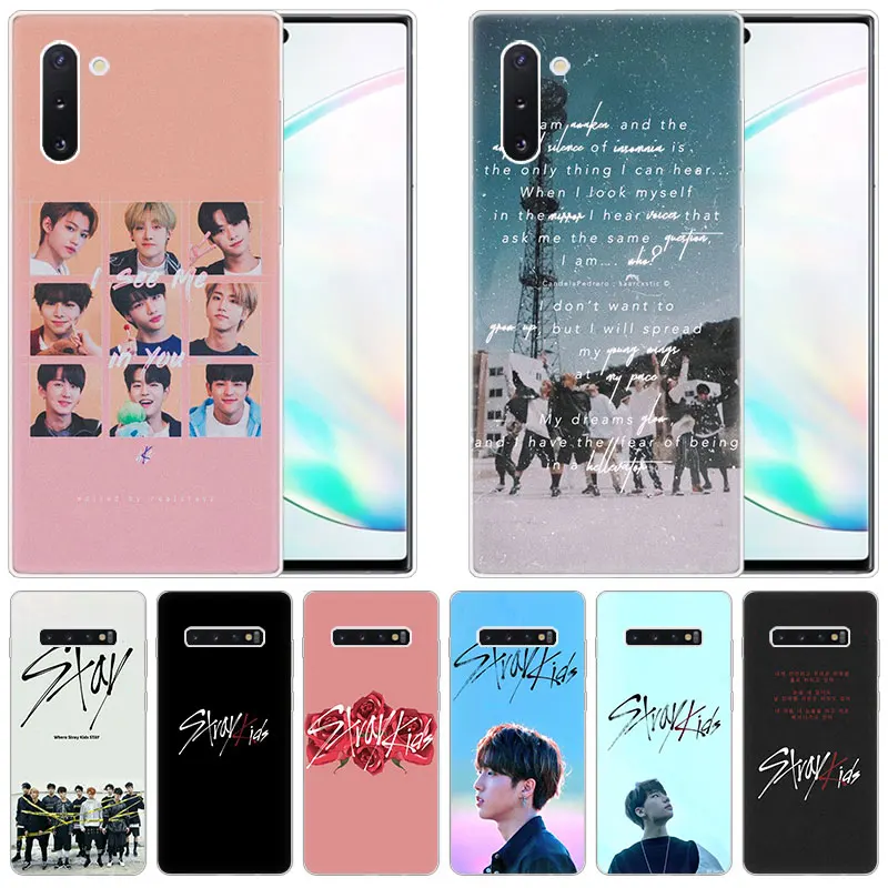 Stray Kids Soft Silicone Case for Samsung Galaxy Note 10 Pro 9 8 5 M30S M40 S10E S10 5G S9 S8 Plus S7 S6 Edge S5 luxury Cover | Мобильные