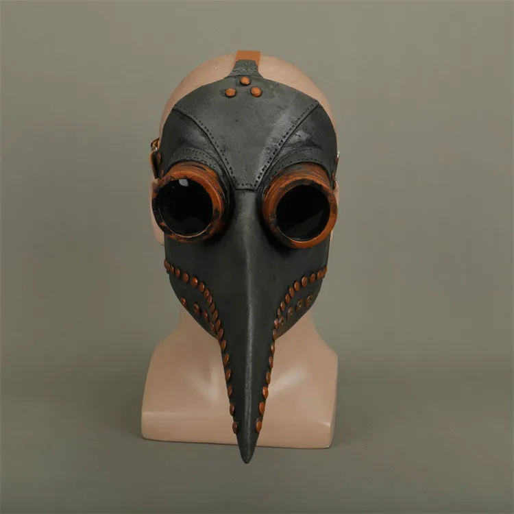 Взрослые мужчины женщины птица маска с клювом стимпанк латексная маска чумной доктор Хэллоуин вечерние события Мяч Косплей Реквизит