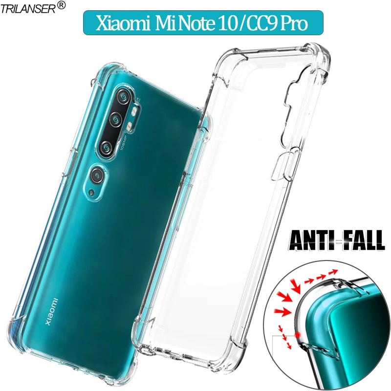 Защитный чехол для подушки безопасности для mi-note-10 xiomi mi cc9 pro чехол на ксиоми ми нот 10 про защитный чехол xiaomi mi note 10 прозрачный чехлы xiaomi note 10 10pro cc9pro чехол ноут10 ми нот 10 ксиоми нот 10