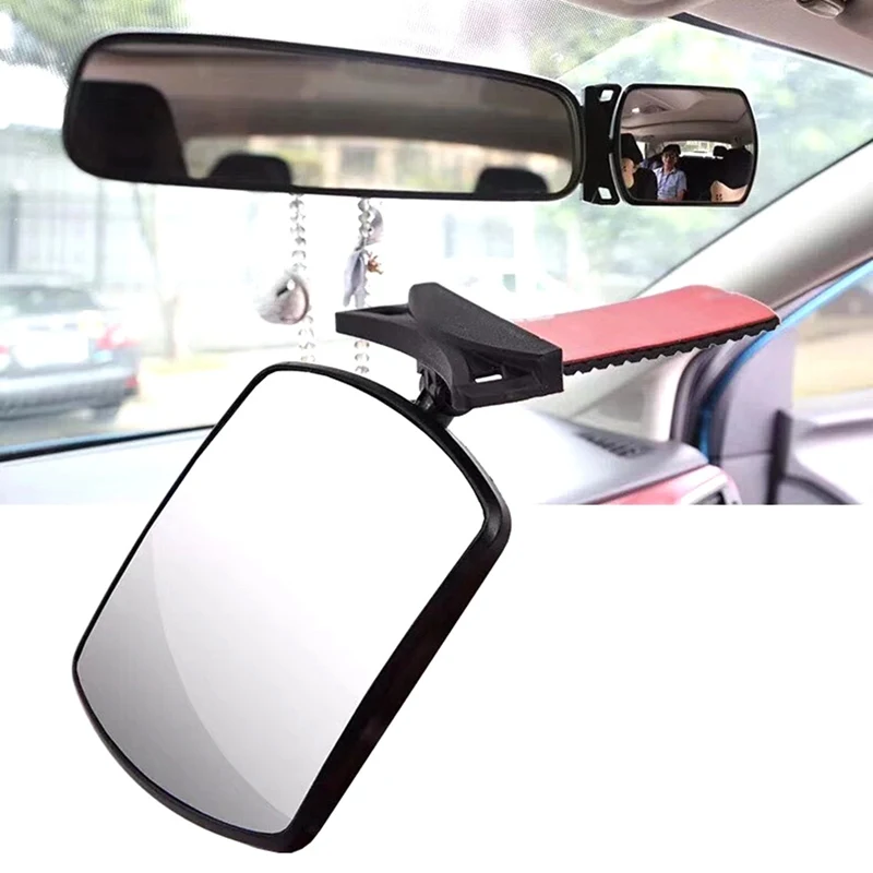 

1pc Car Seat Back Rear View Mirror For Baby Mini Safety Convex Mirrors Kids Monitor Adjustable Auto Child Infant Rearview Mirror