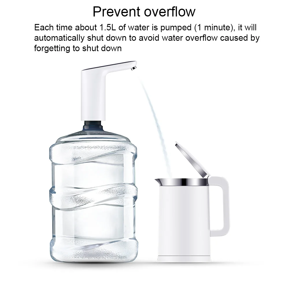 Диспенсер для воды USB мини водяной насос сенсорный беспроводной перезаряжаемый