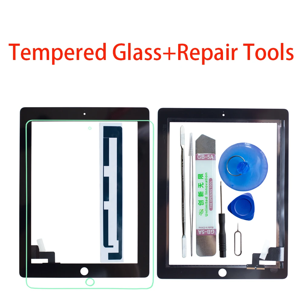 Digitizer A1396 Touch-Screen iPad for 2 Glass with Adhesive Full-Tools Full-Tools