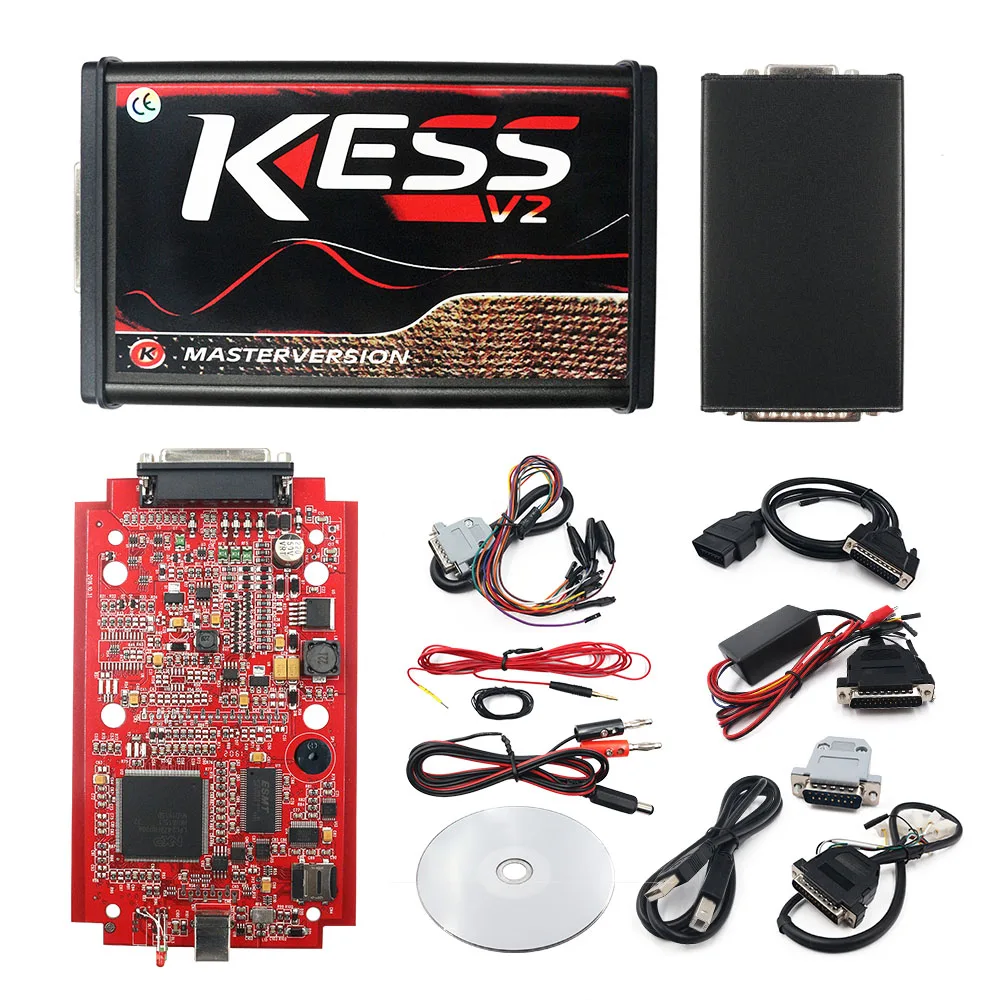 KTAG KESS V2 V2.47 V5.017 ЕС красный OBD2 менеджер Тюнинг Комплект KTAG V2.25 V7.020 4 светодиодный Мастер светодиодный рамка фонового режима отладки K-TAG программатор системного блока управления