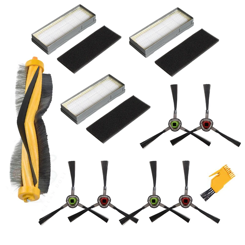 

Main & Side Brushes Hepa Filter for Ecovacs Deebot M87 M88 900 901 Vacuum Cleaner Parts