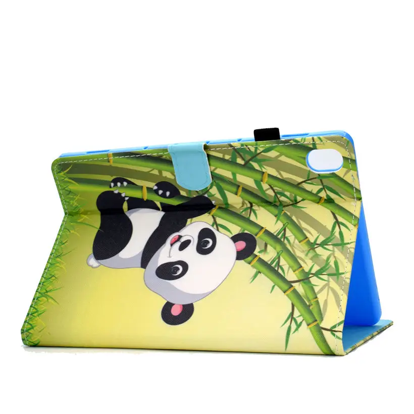 Чехол для huawei Mediapad M6 8," VRD-AL09 VRD-W09 Smart Cover Funda Tablet Fashion panda PU кожаный чехол-подставка+ подарок
