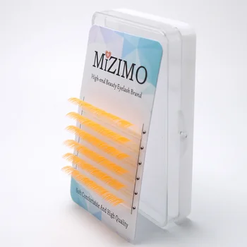 

MIZIMO new color grafting eyelash white orange color gradient eyelash personalized eyelash lengthening tool