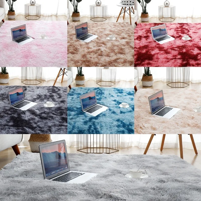 Thick Carpet for Living Room Plush Rug Children Bed Room Fluffy Floor Carpets Window Bedside Home Decor Rugs Soft Velvet Mat