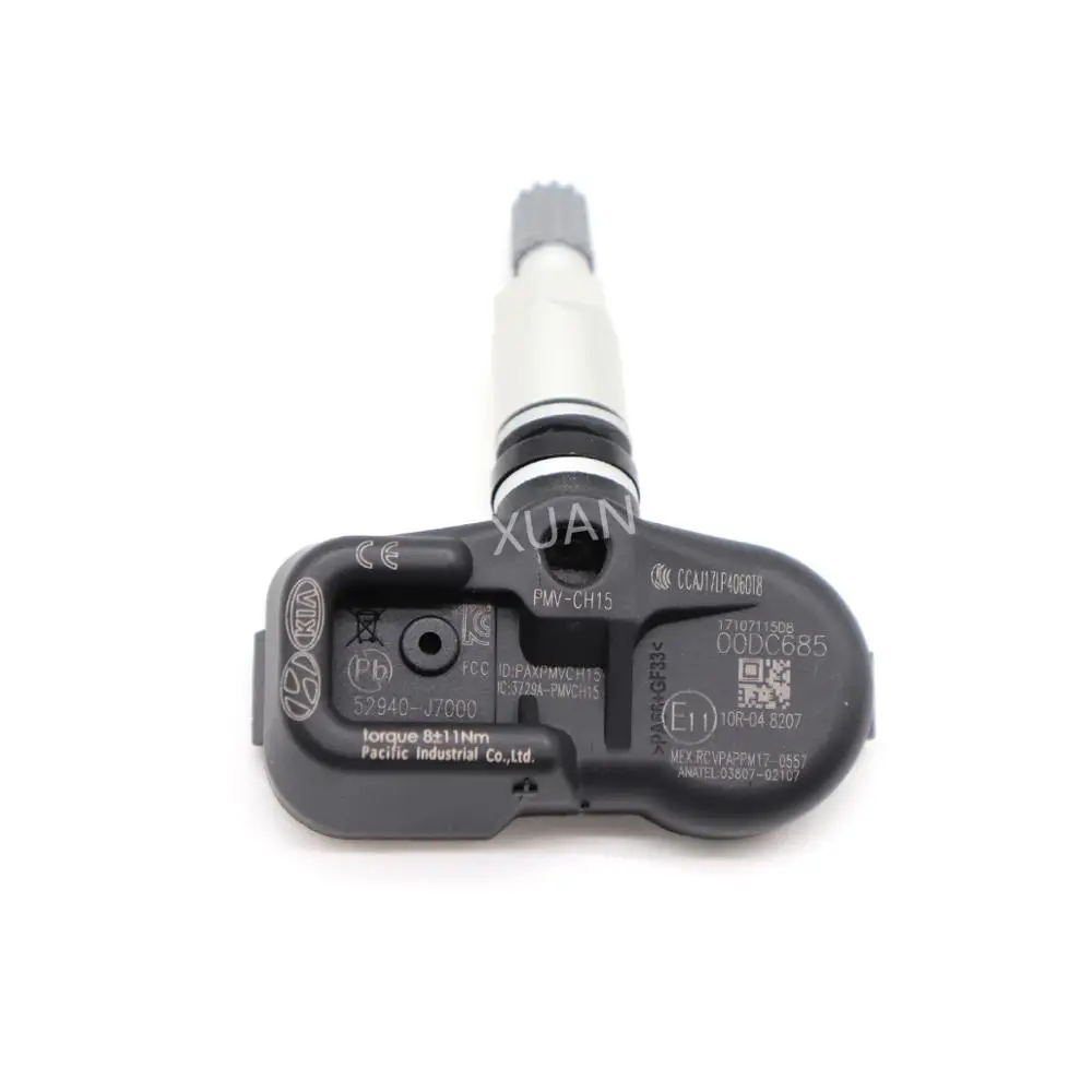 XUAN датчик давления в шинах TPMS сенсор 52940-J7000 PMV-CH15 для Kia Cerato Koup K3 Ceed Forte 433 МГц