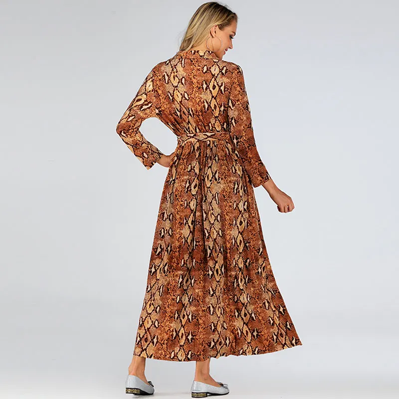 Кафтан абайя халат Дубай ислам длинное мусульманское леопардовое платье Катара ОАЭ Оман кафтан марокаин Абая для женщин турецкая исламская одежда