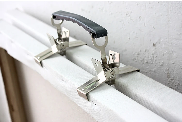 ZHONGSHENG with Hide Substance Handle Stainless Steel Separation Clip Large Size Clip Oil Painting Separation Clip