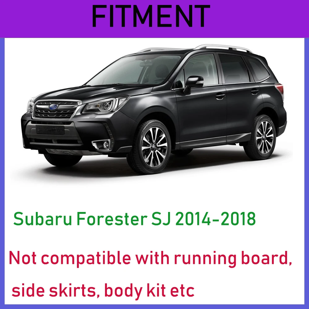 Для Subaru Forester 2003- Автомобильные Брызговики переднее заднее крыло вспышки автоматические Брызговики - Цвет: 2014-2018