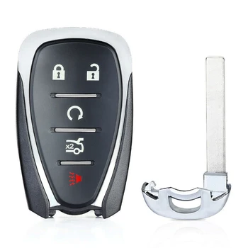 Keyforkess per Chevrolet Cruze Camaro Equinox Malibu Bolt Sonic Spark traversa Volt Trailblazer Keyless Remote Key Shell Case Fob - KEYECU per Chevrolet Cruze Camaro Equinox Malibu Bolt Sonic Spark traversa Volt Trailblazer Keyless Remote