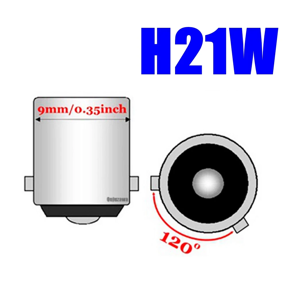 2PCS H21W 64136   LED ڵ    ĸ Ȱ   ȣ ڵ б    ȭƮ ڹ