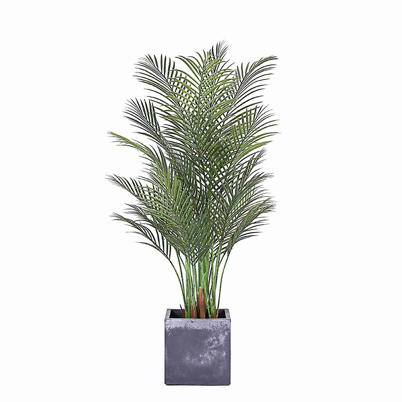 Artificial 130 150cm Large Palm Tree Mallow Anchovy Greenery