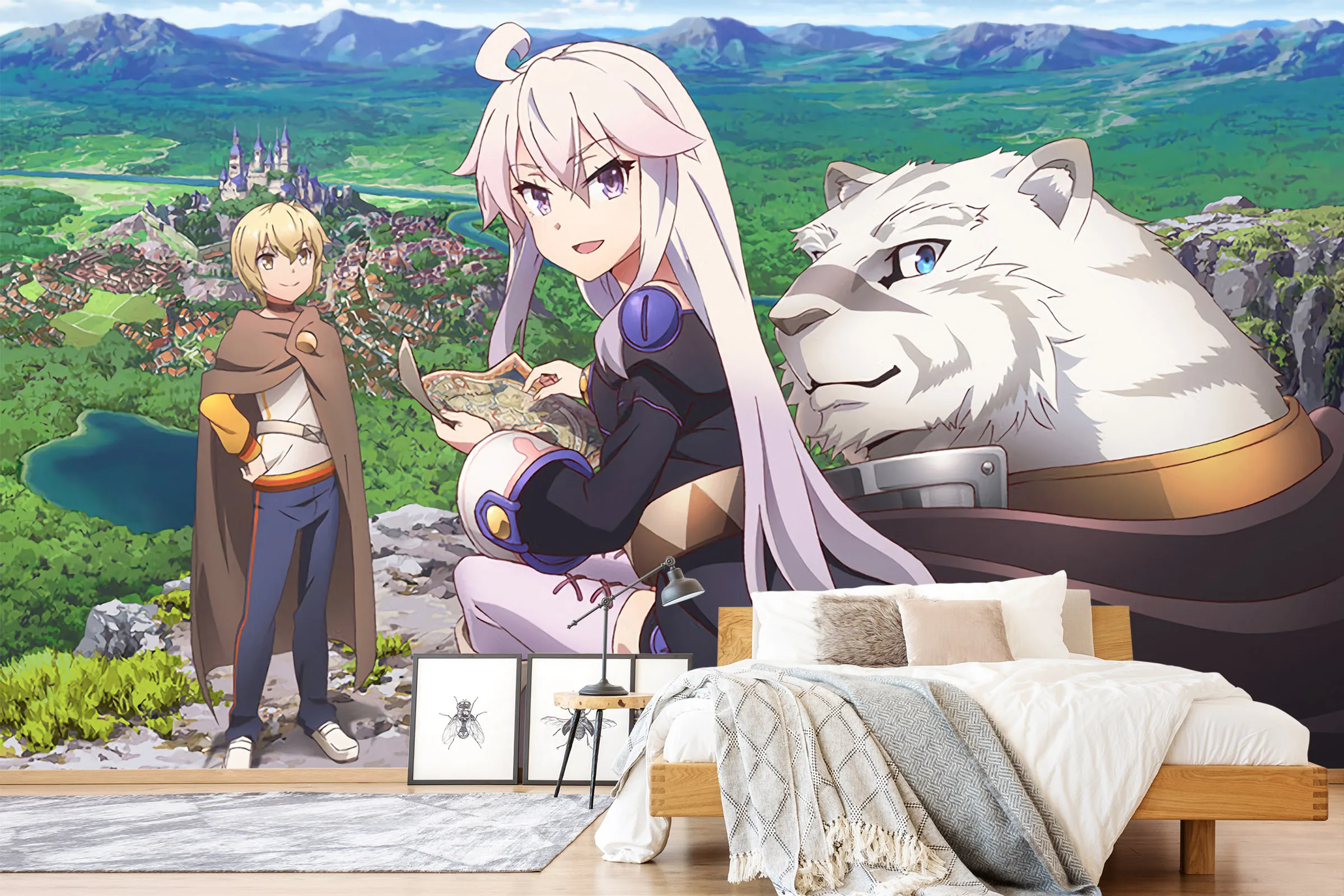 [Самоклеящийся] 3D Castle In The Sky 235 в стиле японского аниме стены Бумага настенной печати настенные наклейки