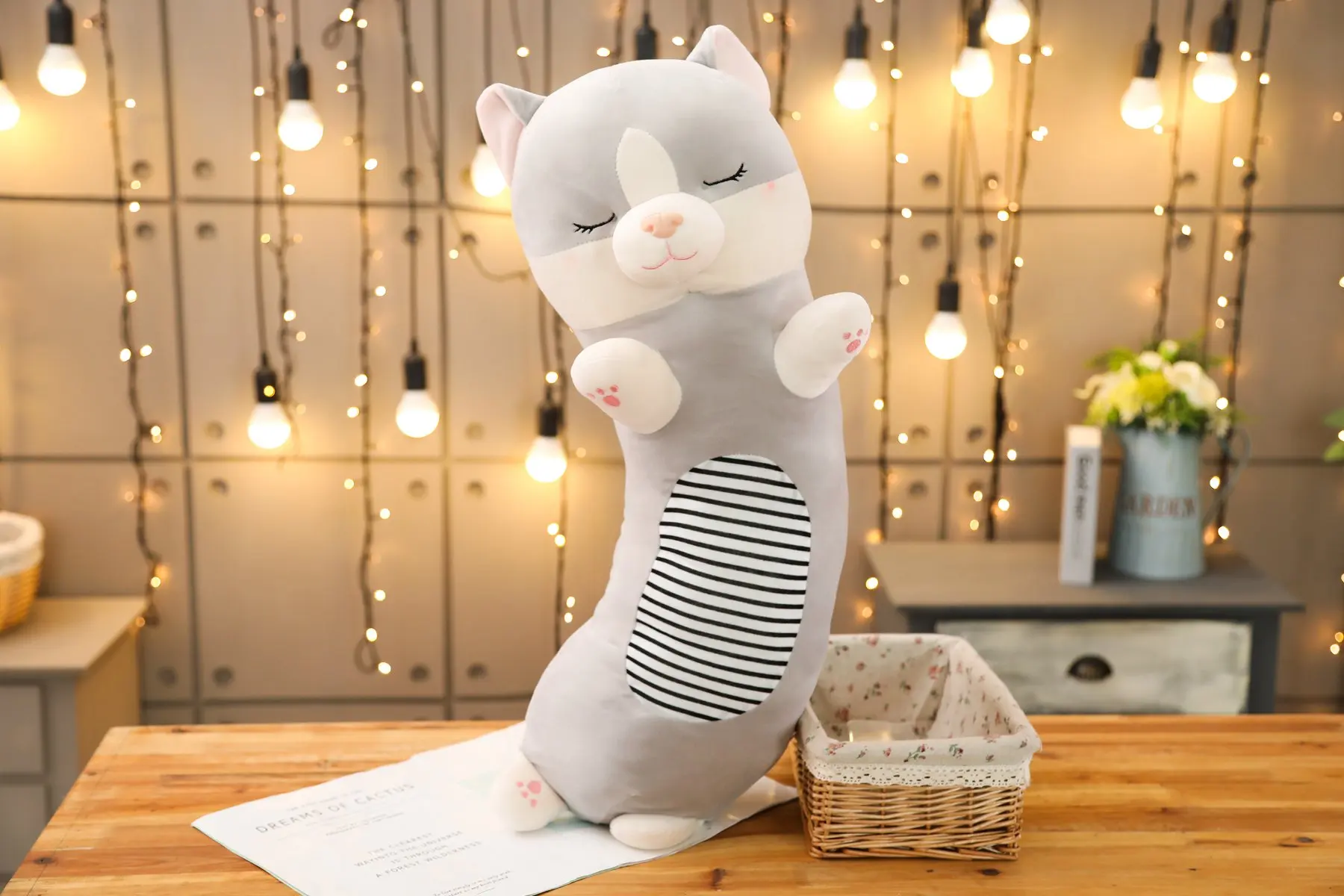 70 см длинная подушка Kawaii Единорог Кот Мягкие супер качество детские плюшевые игрушки подарки для детей подарки на день рождения