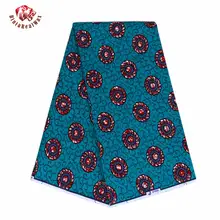 Популярный африканский дизайн настоящий воск bintareal гарантированный голландский хлопок воск африканская Ткань 6 ярдов/шт 24FS1120