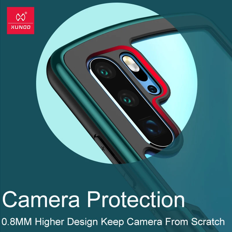Чехол Xundd для телефона Honer Huawei P30 Pro противоударный Прозрачный чехол силиконовый