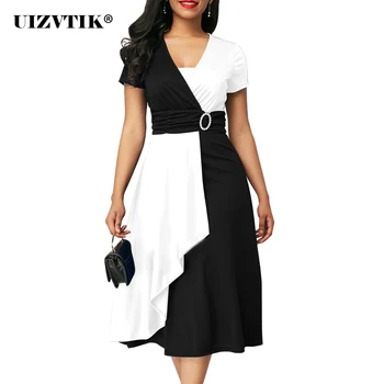 

Autumn Summer Dress Women 2020 Elegant Sexy V Neck Long vestidos de fiesta de noche Casual Plus Size Slim Ball Gown Dresses 5XL
