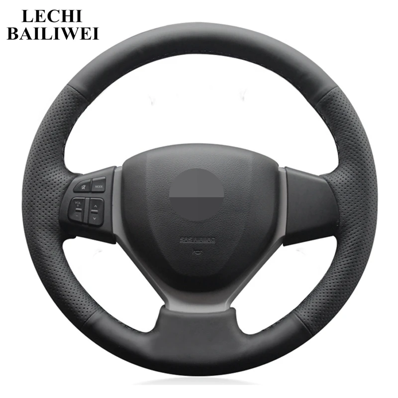 Чехол на руль из искусственной кожи для Suzuki Vitara 2015 2019 Celerio SX4 S CROSS 2013 Swift 2011 2017|Чехлы