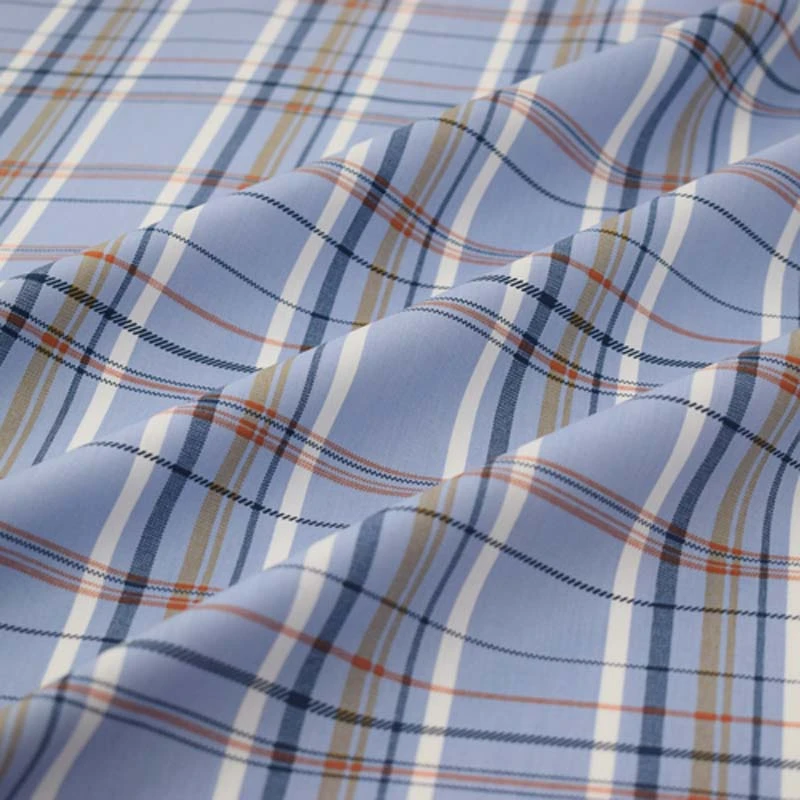 KPOP синяя клетчатая ткань из чистого хлопка для платья tissu Африканский Базен riche getzner tissus telas por metro пэчворк stoffen DIY