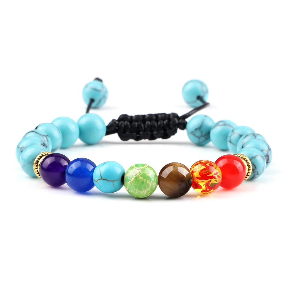 Bracciale In Cristallo Occhio Di Tigre 8mm - Perline Rotonde Naturali - Guarigione Chakra