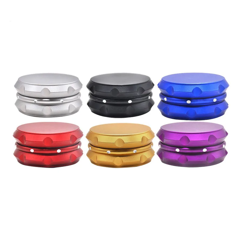 New Style 60mm Three-layer Metal Grinder Tobacco Crusher Dice Herb Customizable Logo | Дом и сад