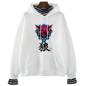 

Okami Wolf Ulzzang Harajuku Fun Long Sleeve Sweatshirt Winter&spring New Large Size Loose Chic Women Sweatshirt