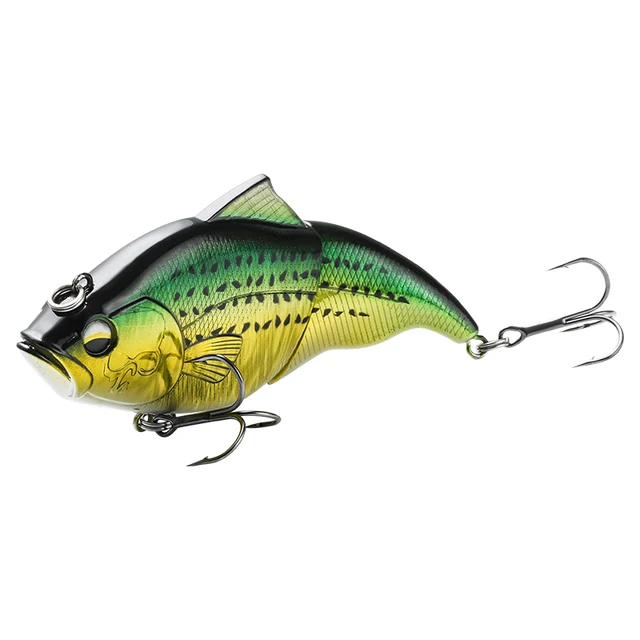 JOHNCOO 115mm Vibration SW Floating Fishing Lure Lipless Crankbaits Sinking Hard Lure Artificial VIB Bait Bass Fishing Lures D