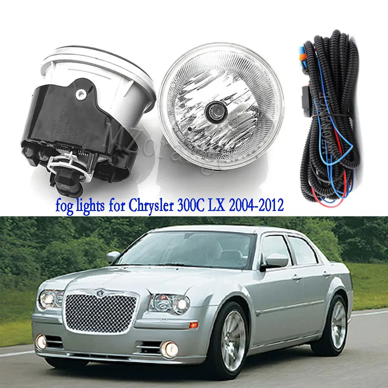 Туман светильник s для Chrysler 300C LX 2004 2012 туман головной жгут проводов переключатель