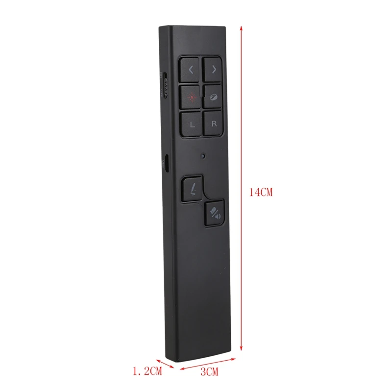 VIBOTON PP930 беспроводной USB PPT Презентация Ведущий RF пульт дистанционного управления красная указка ручка кликер переворачивание страниц Лекция