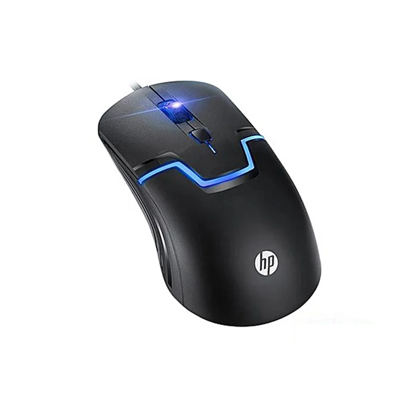 hp M100 1600 dpi USB мышь Проводная оптическая ноутбук PC общий кабель задний свет игровой черный и белый цвет профессиональные мыши