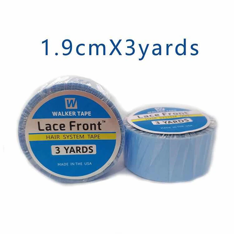 1 рулон 3 ярда синяя кружевная Передняя двусторонняя клейкая водонепроницаемая