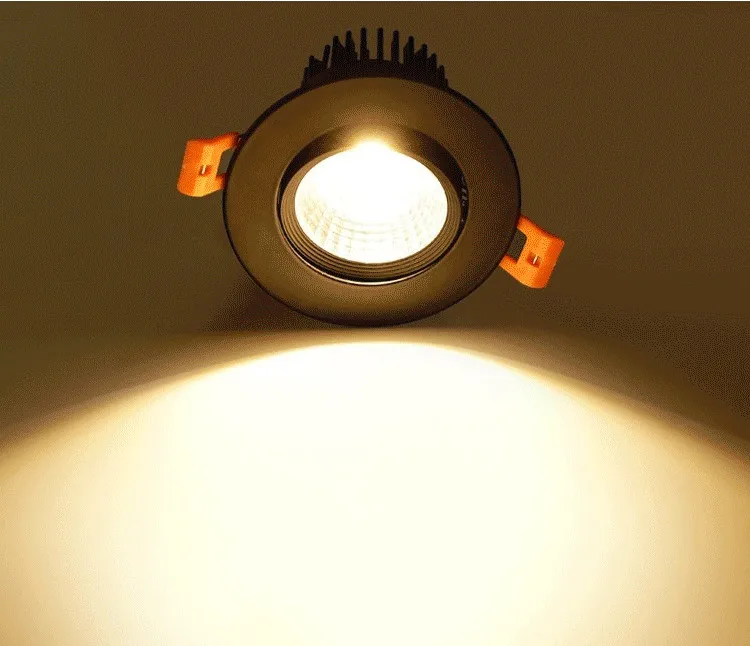 射灯黑色嵌入式led天花灯具牛眼灯客厅吊顶筒灯COB洞灯7公分5W12W-tmall_01_01