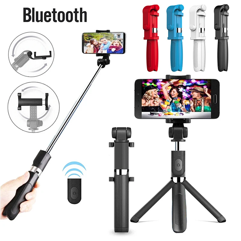 Selfie Stick Tripod Phone Holder Portable with Bluetooth Wireless Remote Shutter Hi 888