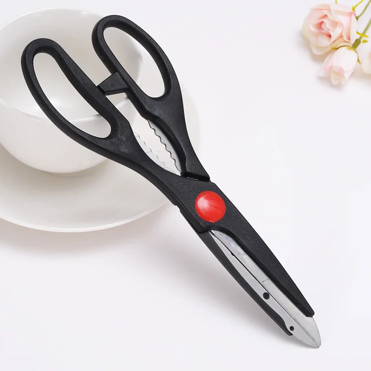 

Kitchen Shear Multi-functional Big Scissors Stainless Steel Household Kitchen Kill Fish Scraping Scales Section Chicken Bone Dis