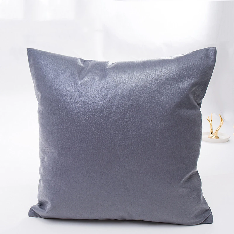 Juste de coussin en similicuir de luxe, taie d'oreiller décorative,  moderne, canapé, salon, ferme, nouveau - AliExpress