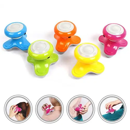 

Mini Wave Vibrating Massager Electric Handleds Battery USB Full Body Massage