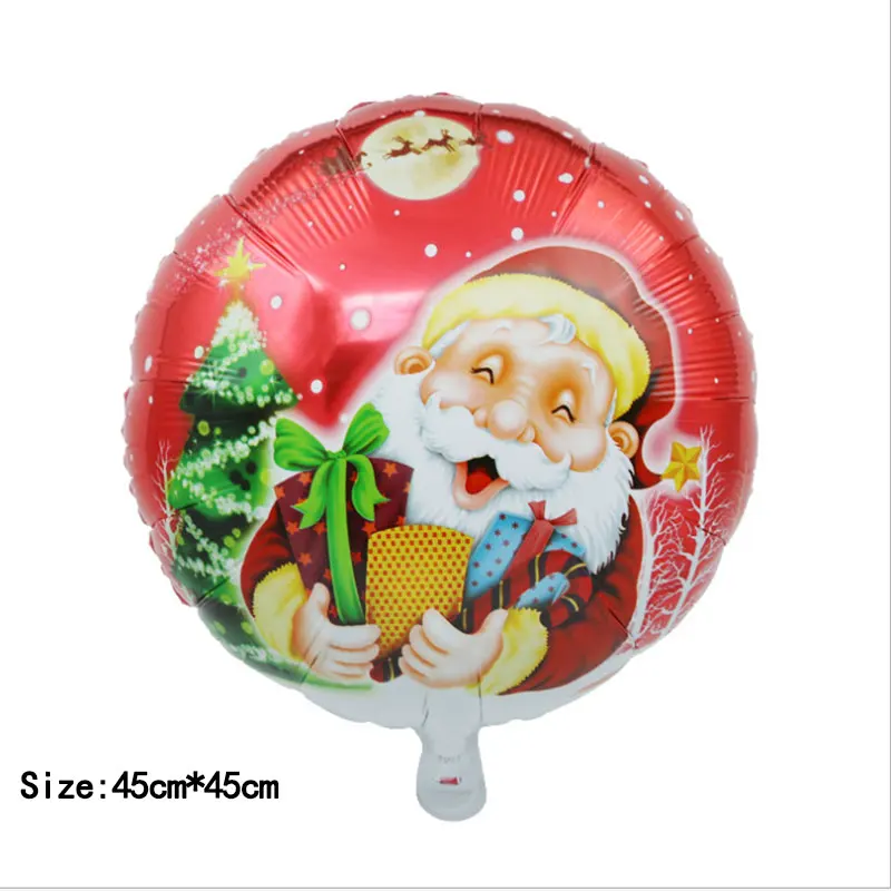1 piece Christmas Happy Balloon Dress Up Party Set Santa Claus Cute Snowman Shaped Balloons Christmas Decorations - Цвет: A01