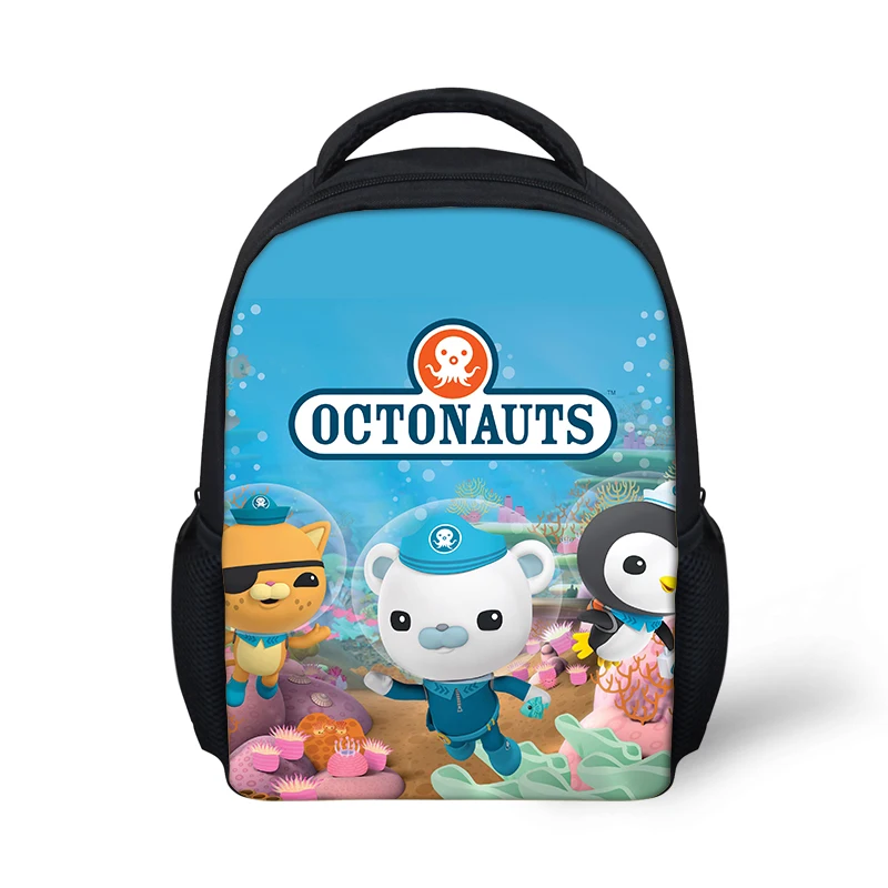 Mochila niños guardería la Octonauts patrón bebés libro de la escuela bolsas de dibujos animados diseño de Anime niños niñas bolsas pequeñas