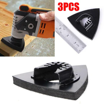 

Pro Triangular Oscillating Tool Sanding Pad Quick Release Fit For Multi Tool Triangular Sanding Pad High Quality
