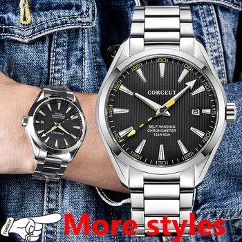 

Corgeut Automatic Mechanical Watches swim Sport Luxury top Brand Men's Watches watch Male Clock Relogio Masculino 3021
