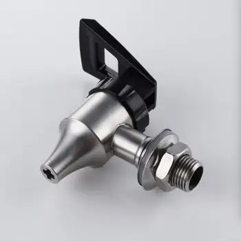 

1pc Stainless Steel Beer Barrel Faucet Juice Machine Soda Barrel Coffee Machine Juice Dispenser Tap Wine Barrel Faucet