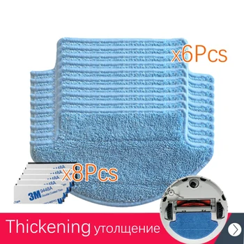 

14pcs/set original Xiaomi thickness Mi Robot Vacuum Cleaner Parts kit ( mop Cloths*6+magic paste*8) aspirador