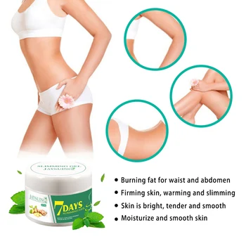 

30g Firming Fat Burning Weight Loss Effective Lifting Abdomen Body Waist Ginger Slimming Cream Smooth Skin Care Shaping