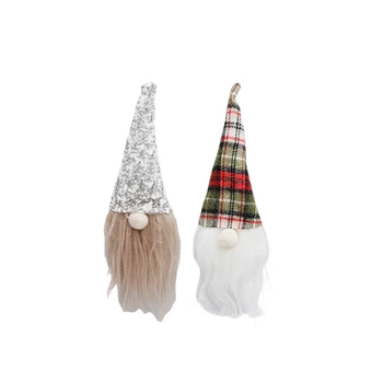 

2Pcs/Bag/Christmas Forest Old Man Pendant/Faceless Doll Christmas Tree Pendant/Faceless Doll Pendant/Christmas Tree Pendant