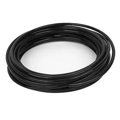 

14M 45.9Ft Length 6mm x 4mm Size Pneumatic Air PU Hose Pipe Tube Black