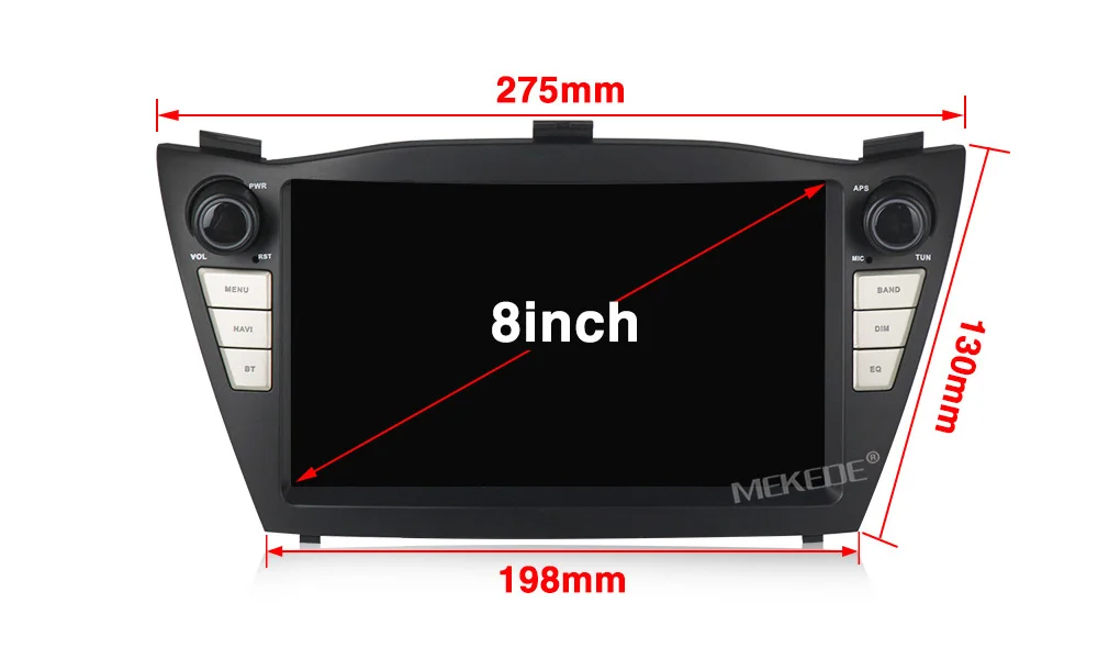 Четырехъядерный автомобильный DVD мультимедийный плеер для hyundai IX35 2009- автомобильный Радио сенсорный экран поддержка DSP gps wifi Bluetooth Камера просмотра