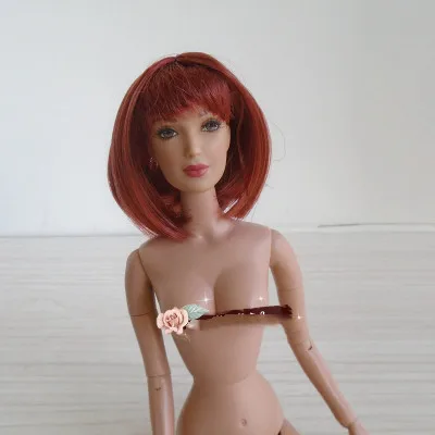 Doll Wig 1/4 Size Original Doll Hair Rose Alexander Wigs Cute Pony Original Hair Styles Accessories