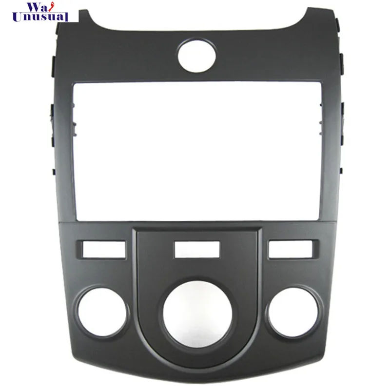 178*102 мм Рамка топ с декоративной полосой радио фасции для KIA FORTE 2009 руководство AC рамка для DVD CD отделка монтажная рама комплект